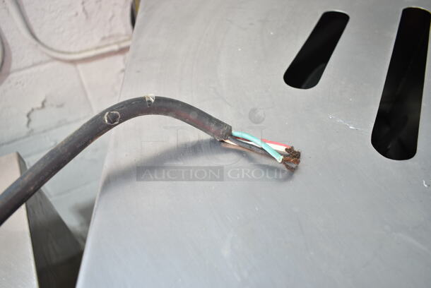 VPMB300 Stainless Steel Commercial Floor Style Meat Mixer Grinder on Commercial Casters. 220 Volts.  - Image 6 of 8