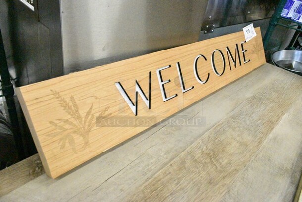 3 Various Decorative Signs; Farmhouse, Welcome and Coffee and Friends. 3 Times Your Bid!  - Image 6 of 8