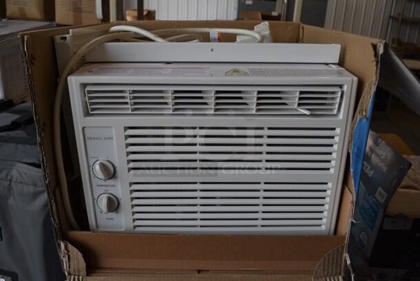 IN ORIGINAL BOX! Denali Aire 1DMC5K Metal Window Mount Air Conditioner. 115 Volts, 1 Phase. 16x15x12. Tested and Working!
