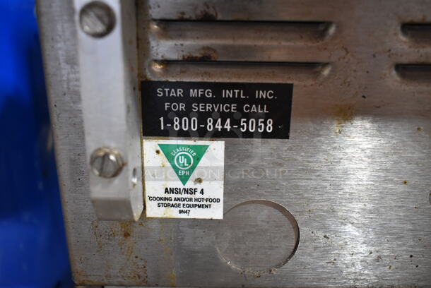 Star Pro Max Stainless Steel Commercial Countertop Double Panini Press. 208/240 Volts, 1 Phase. - Image 7 of 7