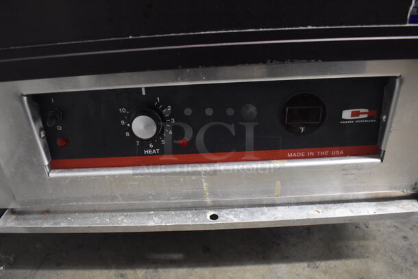 Carter Hoffmann HL3-18-31 Metal Commercial Single Door Heated Holding Cabinet on Commercial Casters. 120 Volts, 1 Phase. 26.5x31x70. Tested and Working! - Image 5 of 5