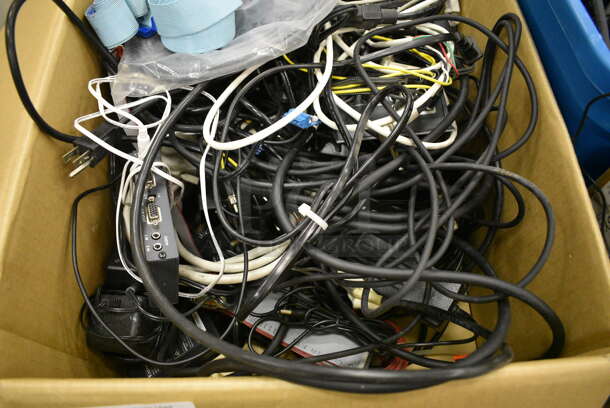ALL ONE MONEY! Lot of Various Electrical Cords and Remotes. (Main Building) - Image 4 of 6