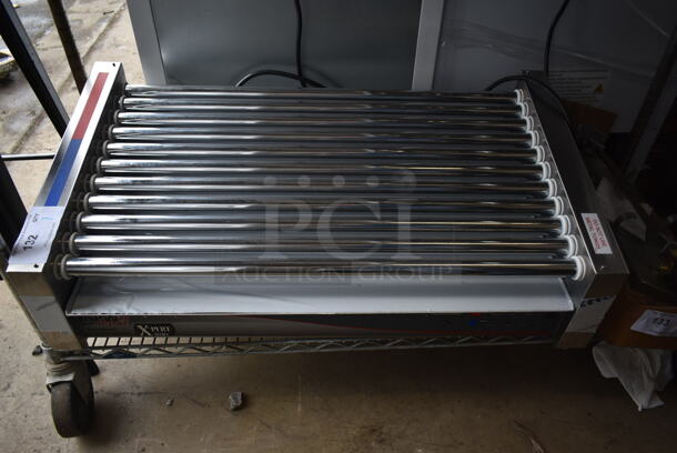 BRAND NEW SCRATCH AND DENT! APW Wyott HRDI-50S Stainless Steel Commercial Countertop Hot Dog Roller. 208/240 Volts, 1 Phase. 