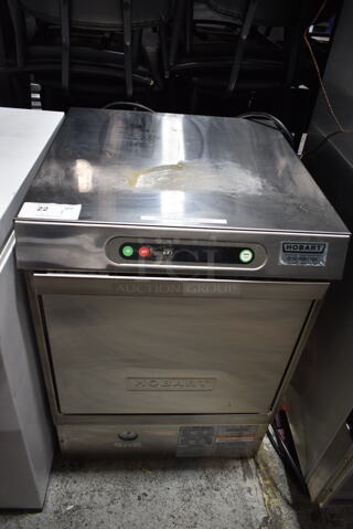 Hobart LXIC Stainless Steel Commercial Undercounter Dishwasher. 120 Volts, 1 Phase. 