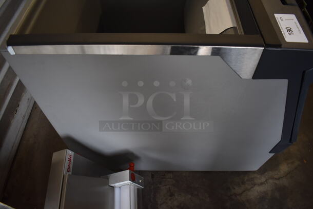 LIKE NEW! 2021 Scotsman B330P Metal Commercial Ice Bin. Does Not Have Legs. 30.5x34x31  - Image 8 of 9