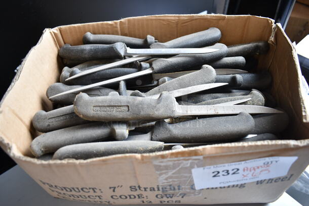 65 SHARPENED Stainless Steel Knives Including Boning/Fillet Knives. 65 Times Your Bid!  - Image 2 of 6