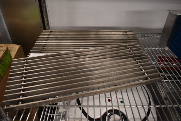 BRAND NEW SCRATCH AND DENT! Lot of 2 Metal Grates for Trough. 22x12x1.5, 22x8.5x1.5 - Image 2 of 4