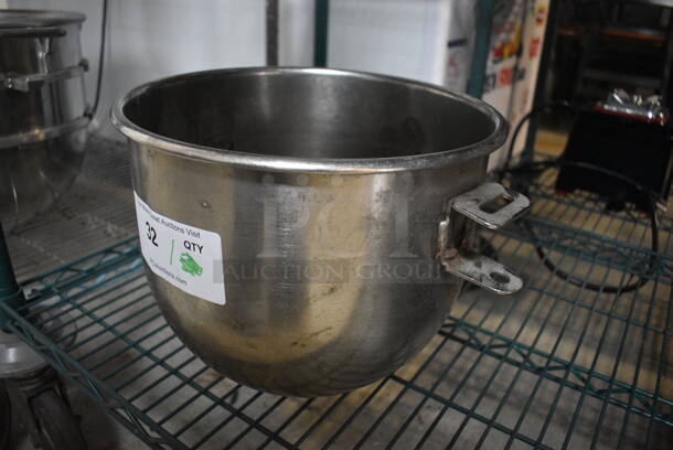 Hobart A200 Stainless Steel Commercial 20 Quart Mixing Bowl. 14x12x9.5 - Image 2 of 4