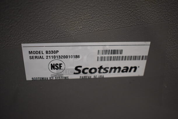 LIKE NEW! 2021 Scotsman B330P Metal Commercial Ice Bin. Does Not Have Legs. 30.5x34x31  - Image 9 of 9