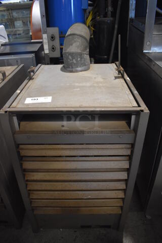 Trane GPNC010AAB1000 Metal Commercial Natural Gas Powered Unit Heater. 100,000 BTU. 18x27x31