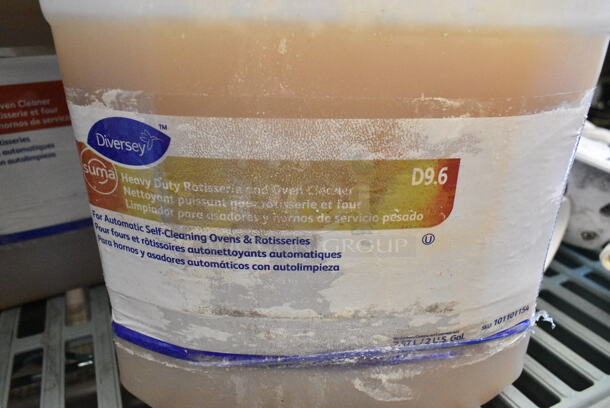 ALL ONE MONEY! Lot of 7 Various Cleaners Including Noble Klarly Koffee, Urnex Grindz, Urnex Cafiza, Diversey Heavy Duty Rotisserie Oven Cleaner - Image 8 of 8