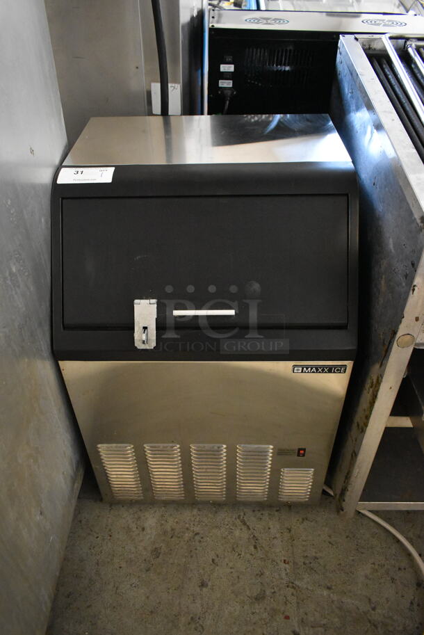 2018 Maxx Cold MIM130 Stainless Steel Commercial Self Contained Undercounter Ice Machine. 115 Volts, 1 Phase. - Image 1 of 5