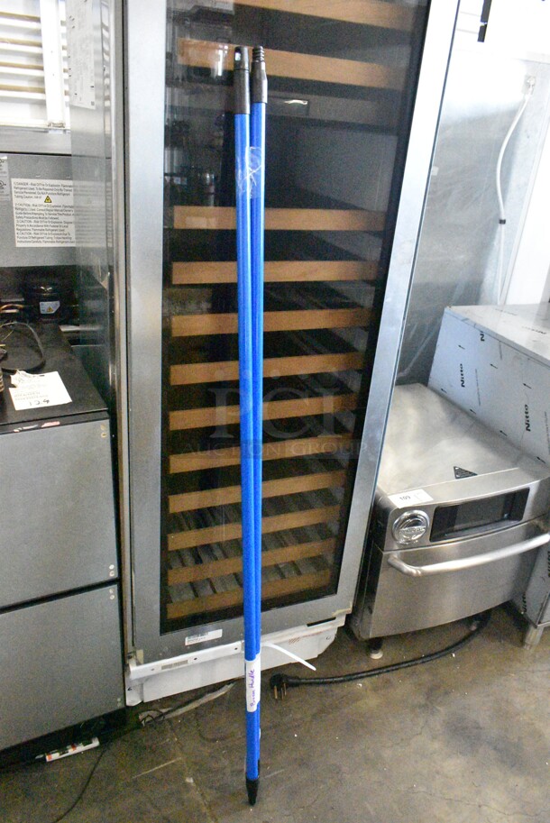 2 Blue Mop Handles. 2 Times Your Bid!  - Image 1 of 4