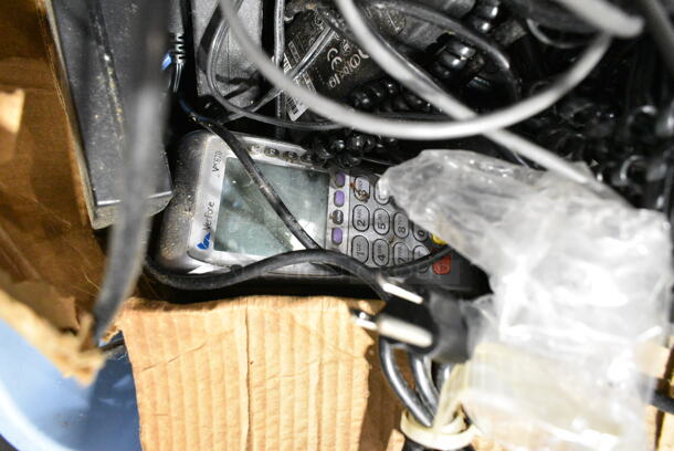 ALL ONE MONEY! Box of Various Wires and Credit Card Readers - Image 3 of 8
