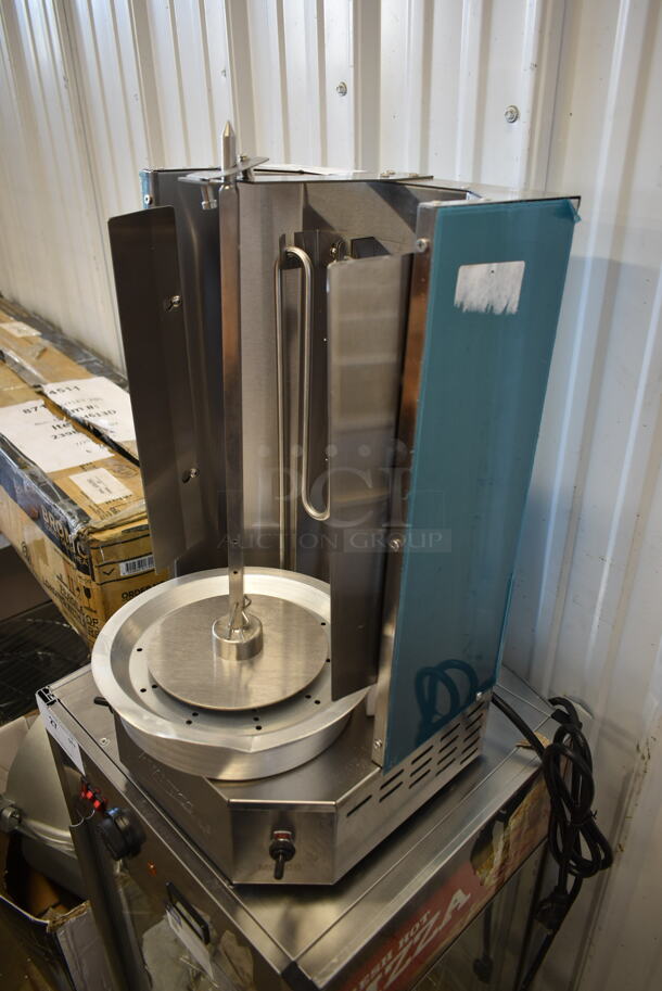 BRAND NEW SCRATCH AND DENT! 2022 Avantco 177VBE101A Stainless Steel Commercial Countertop Vertical Broiler. 120 Volts, 1 Phase.  - Image 3 of 6