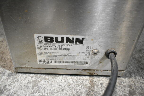 Bunn G9-2T DBC Stainless Steel Commercial Countertop Coffee Bean Grinder. 120 Volts, 1 Phase. Tested and Working! - Image 5 of 5