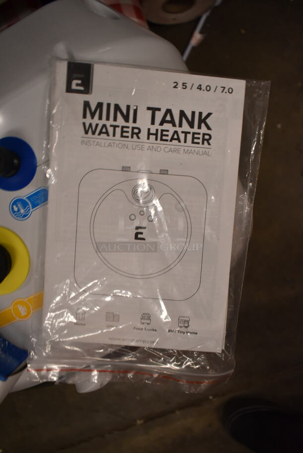 BRAND NEW SCRATCH AND DENT! Eccotemp EM-7.0 7 Gallon Electric Indoor Mini-Tank Water Heater. 110/120 Volts, 1 Phase. - Image 4 of 8