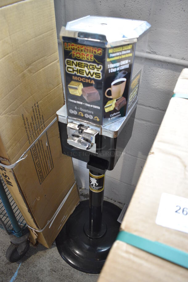 Metal Floor Style Vending Machine. 18x18x40 - Image 2 of 3