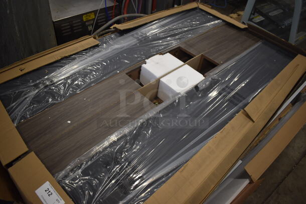 BRAND NEW SCRATCH AND DENT! Atomic G05302W 115G05302W Hampton 7' Gray Wood Conversion Top Billiard / Ping Pong / Dining Table Set with Benches and Accessories. Stock Picture Used As Gallery - Image 6 of 6