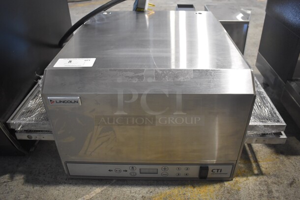 LIKE NEW! 2022 Lincoln Impinger 2500000U0001620 Stainless Steel Commercial  Countertop Impinger Electric Conveyor Oven with Digital Controls and Extended 50