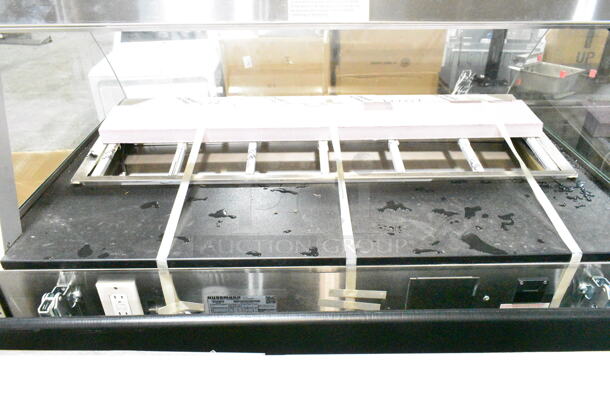BRAND NEW! Hussmann CR3-P-4-SH-RSS-R Metal Open Grab N Go Merchandiser w/ Top Cabinet. 120/208-240 Volts, 1 Phase.  - Image 4 of 11