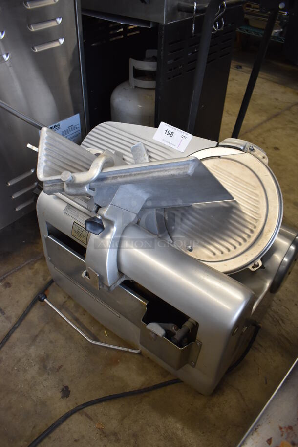 Hobart 1712 Stainless Steel Commercial Countertop Automatic Meat Slicer. 115 Volts, 1 Phase. 23x26x26. Tested and Working! - Image 2 of 7