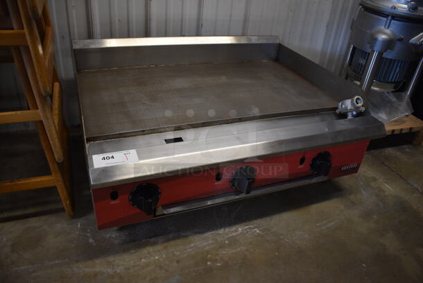 2021 Avantco CAG-36-TG Chef Series Stainless Steel Commercial Countertop Natural Gas Flat Top Griddle. Used a Few Times at Trade Show. 105,000 BTU. 36x29x16. Tested and Working! - Image 2 of 6