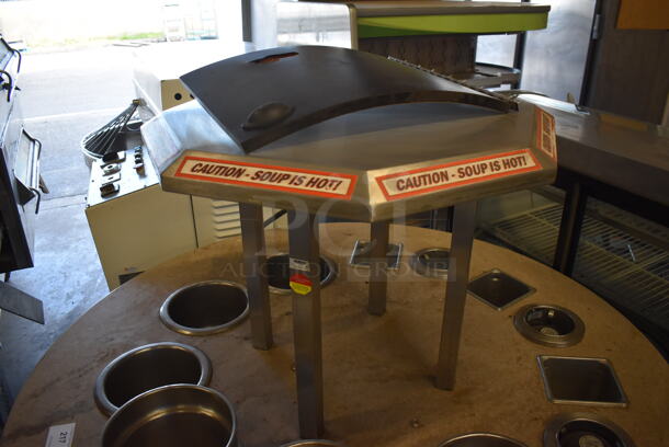 Metal Commercial Floor Style Buffet Soup Station. 60x60x59. Cannot Test Due To Plug Style - Image 3 of 7