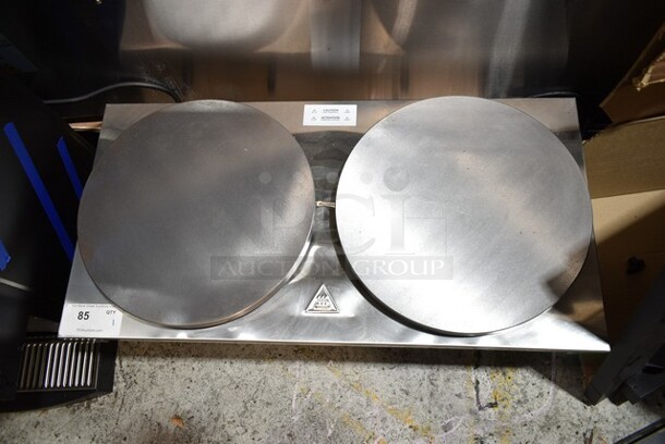 BRAND NEW SCRATCH AND DENT! 2023 Estella 348CMX16DBLM Stainless Steel 16" Double Crepe Maker. 240 Volts, 1 Phase.  - Image 3 of 5