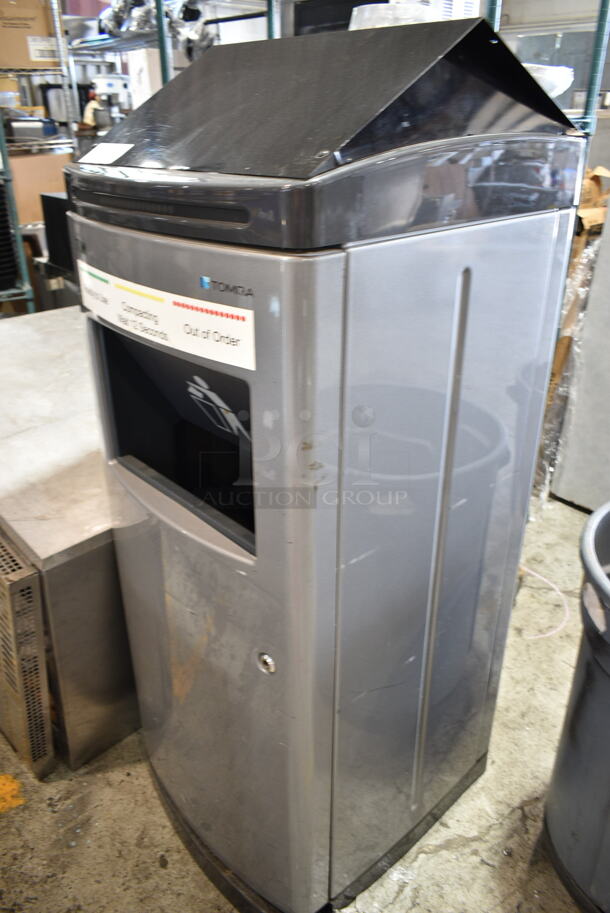 Tom Tomra 4901040-00 Gray Metal Trash Compactor. 100-240 Volts, 1 Phase.  - Image 2 of 4
