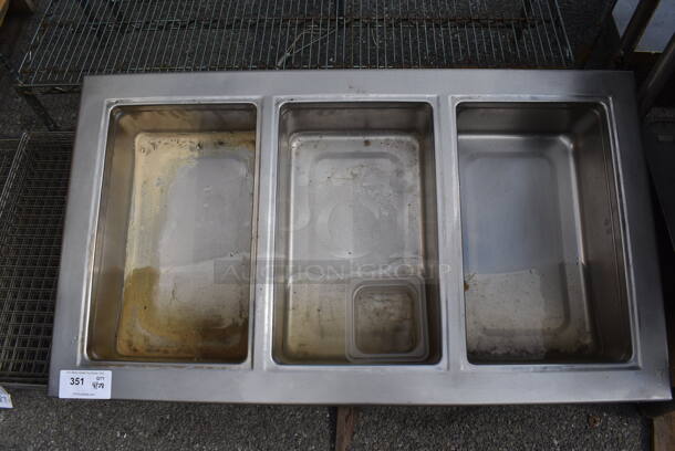 Stainless Steel Commercial 3 Bay Steam Table Drop In. 208-230 Volts, 1 Phase. - Image 4 of 4