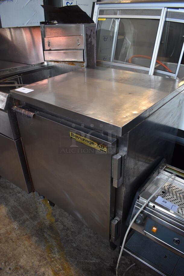 Beverage Air WTR27 Stainless Steel Commercial Single Door Undercounter Cooler. 115 Volts, 1 Phase. Tested and Working! - Image 4 of 6