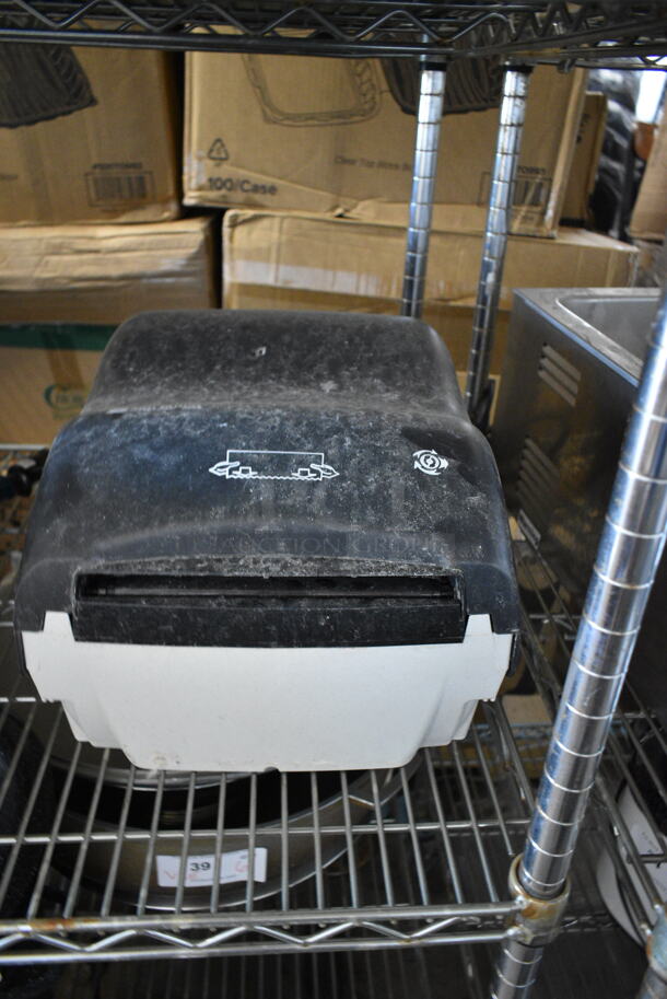 ALL ONE MONEY! Lot of 2 Tier Lot of Various Items Including Poly Silverware Bins, Food Baskets, Towel Dispenser, Stainless Steel Drop In Bins - Image 2 of 12