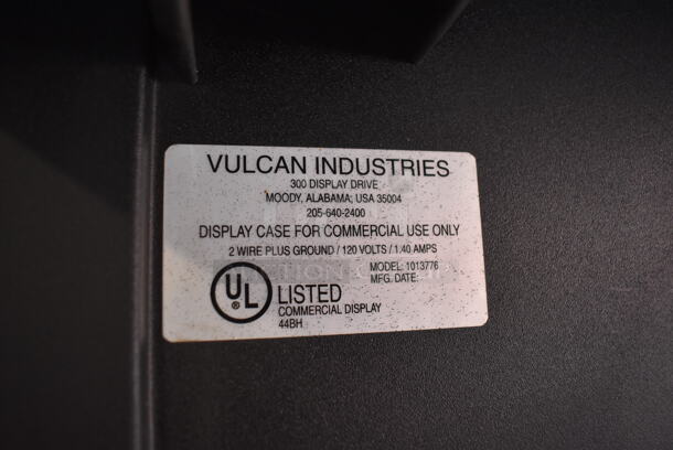 Vulcan 1013776 Metal Commercial Bakery Bagel Pastry Display Rack on Commercial Casters. 120 Volts, 1 Phase. 39x36x76 - Image 4 of 5