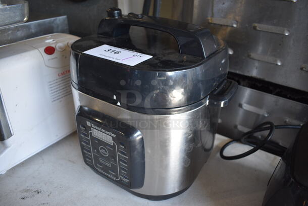 Toastmaster Model TM-670PC Chrome Finish Countertop 6 Quart Electric Pressure Cooker. 120 Volts, 1 Phase. 12x10x13 - Image 3 of 6