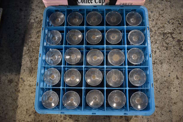 ALL ONE MONEY! Lot of 10 Dish Caddies on Dish Caddy Dolly w/ Various Glasses Including Beverage Glasses and Stemmed Glasses - Image 8 of 12