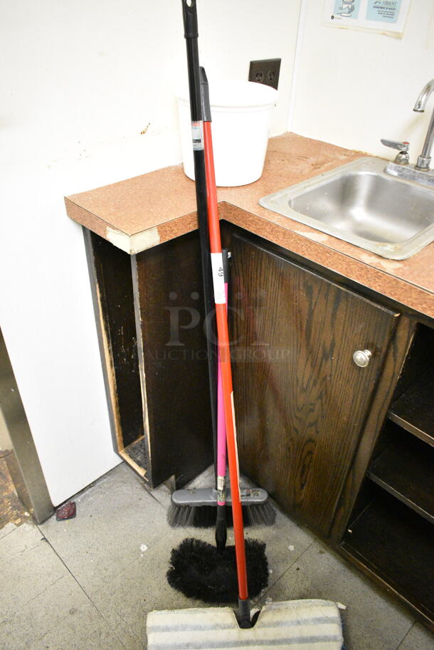 3 Items Including Broom, Duster and Mop. 3 Times Your Bid! (kitchen entryway) - Image 2 of 2