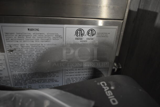 BRAND NEW SCRATCH AND DENT! Cook Rite Stainless Steel Commercial Countertop Natural Gas Powered Flat Top Griddle. - Image 5 of 5