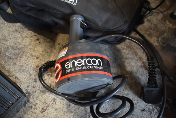 Enercon Items; LM5070-01 Induction Sealer w/ Bag. 100-120 Volts, 1 Phase. Tested and Working! - Image 7 of 8