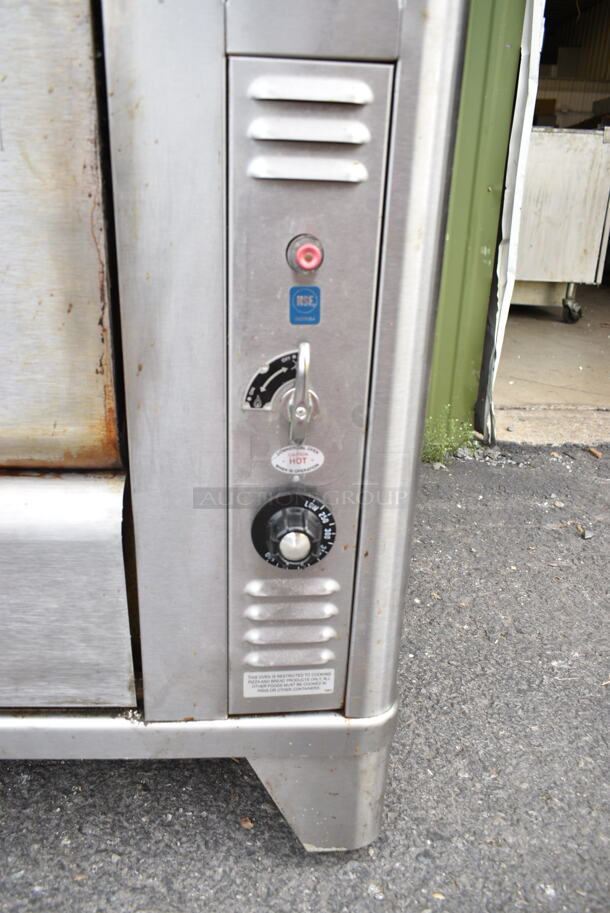 2 Blodgett 966 Stainless Steel Commercial Natural Gas Powered Single Deck Pizza Oven. 2 Times Your Bid!  - Image 5 of 12