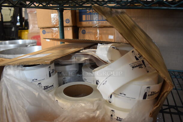 BRAND NEW! Box of Rolls of The Gripper Stickers! - Image 3 of 3