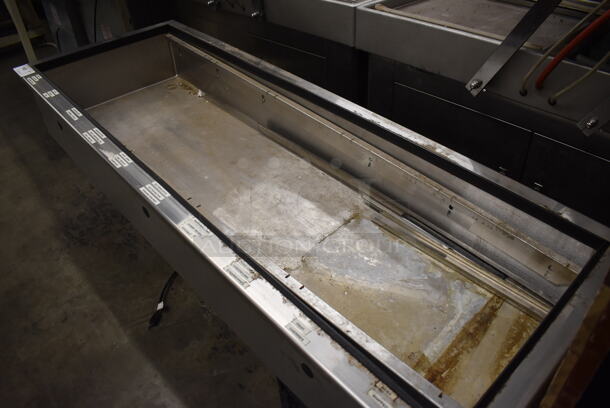 Stainless Steel Commercial Cold Pan Drop In. 115 Volts, 1 Phase. 74x27x22. Tested and Powers On But Temps at 43 Degrees - Image 4 of 6