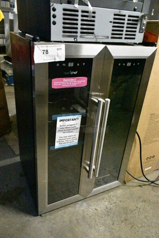 Nutrichef PKCWC24 Metal Wine Chiller Merchandiser. 115 Volts, 1 Phase. Tested and Working! - Image 2 of 8