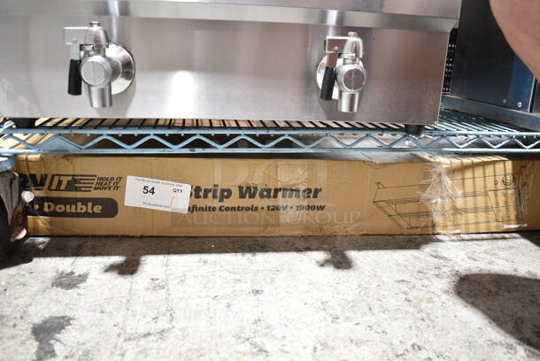 BRAND NEW SCRATCH AND DENT! ServIt 423SWID48 48" High Wattage Double Strip Warmer with Adjustable Infinite Controls and 3" Spacer. 120 Volts, 1 Phase. - Image 2 of 3