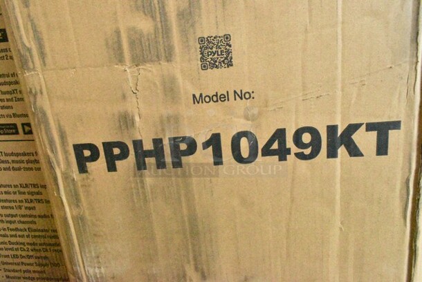 2 IN ORIGINAL BOX! Pyle PPHP1049KT Active Passive Bluetooth PA Dual Loudspeaker Sound system Kit & Microphones. 2 Times Your Bid!  - Image 3 of 4