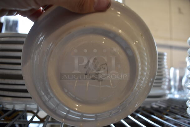 15 White Ceramic Saucers. 5.5x5.5x1. 15 Times Your Bid! - Image 3 of 3