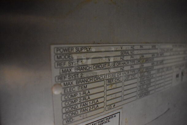 Victory VR-1 Stainless Steel Commercial Single Door Reach In Cooler. 115 Volts, 1 Phase. 27x34x78. Tested and Working! - Image 4 of 6