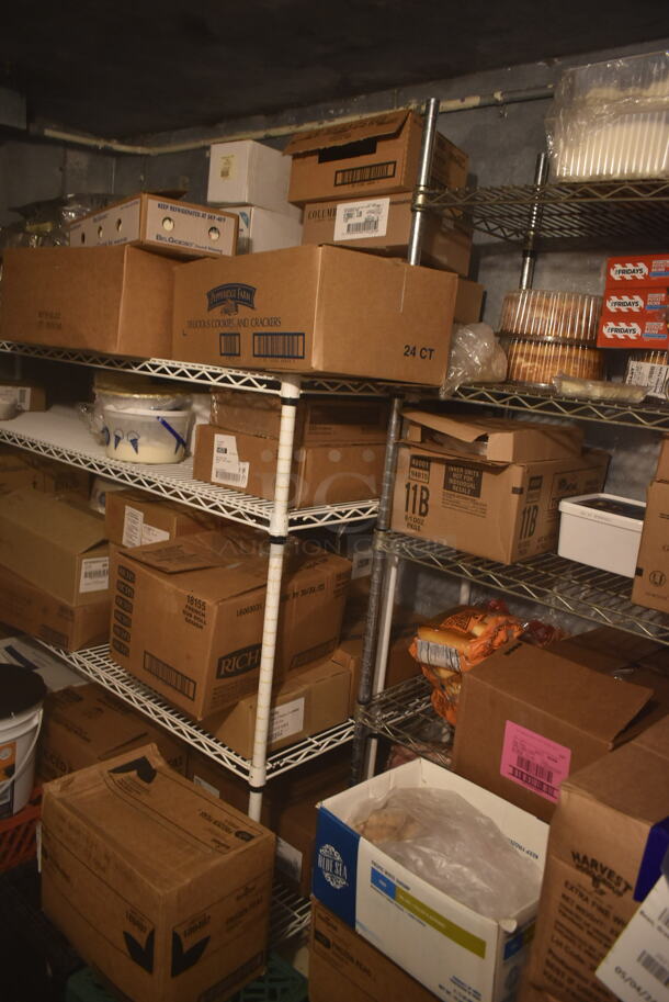2 Harford Walk In Boxes That Make One 17'x9.5'x7.5' Combo Box w/ Russell STE26-75B-D 230 Volt, 1 Phase Evaporator and Kramer 230 Volt, 1 Phase Evaporator. Does Not Include Contents. Left Side is 8'x9.5'x7.5' and Right Side is 9'x9.5'x7.5'. 2 Times Your Bid! BUYER MUST REMOVE: This Item CANNOT Be Transported; Must Pick Up By Appointment Only. Freon Will Be Removed Before Pick Up Day. Tested and Working! (dish room) - Image 10 of 12