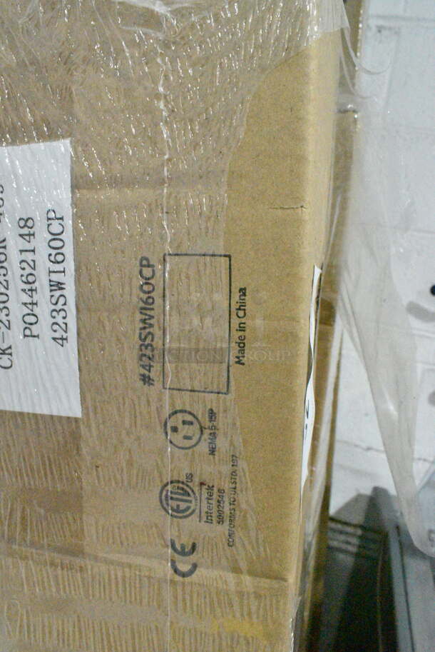 2 BRAND NEW IN BOX! ServIt 423SWI60CP Stainless Steel Commercial 60" High Wattage Strip Warmer with Adjustable Infinite Controls and Cord. 120 Volts, 1 Phase. 2 Times Your Bid! - Image 4 of 6