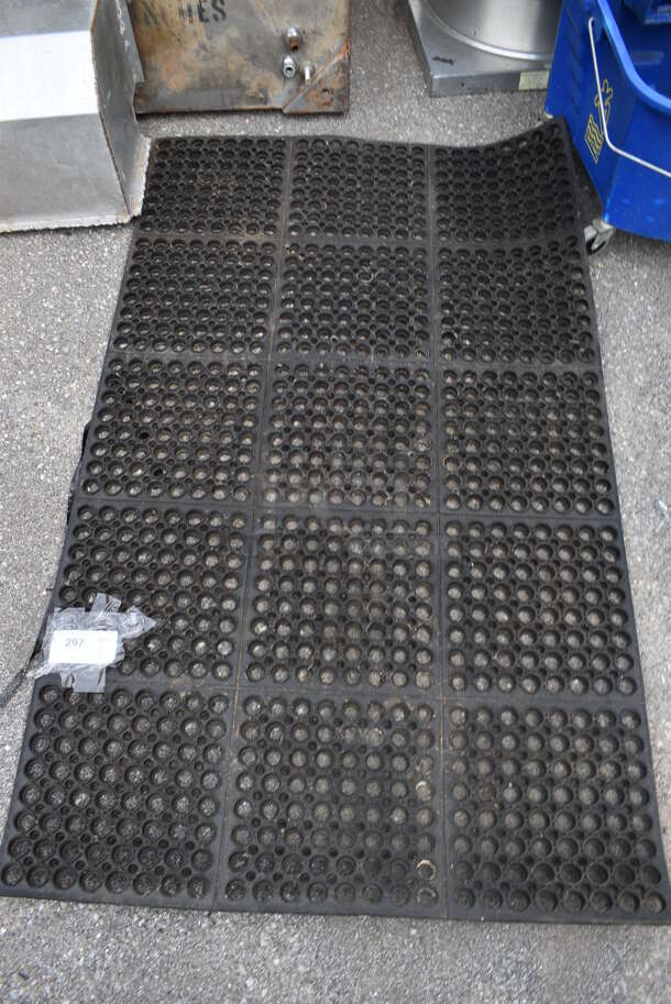 Black Anti Fatigue Floor Mat. 60x36
